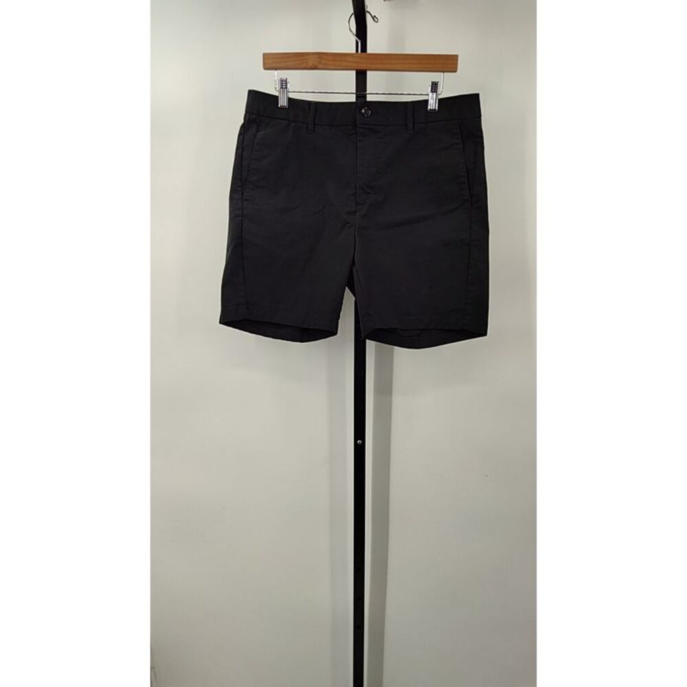 Quince Men Organic Cotton Classic Stretch Chino Shorts - 7" Black 34